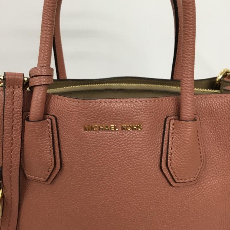 マイケルコース MICHAEL KORS ショルダーバッグ ショルダーバッグ ハンドバッグ 2WAY ロゴ、文字 桃 / ピンク / pink レディース USED 古着 中古 10154903