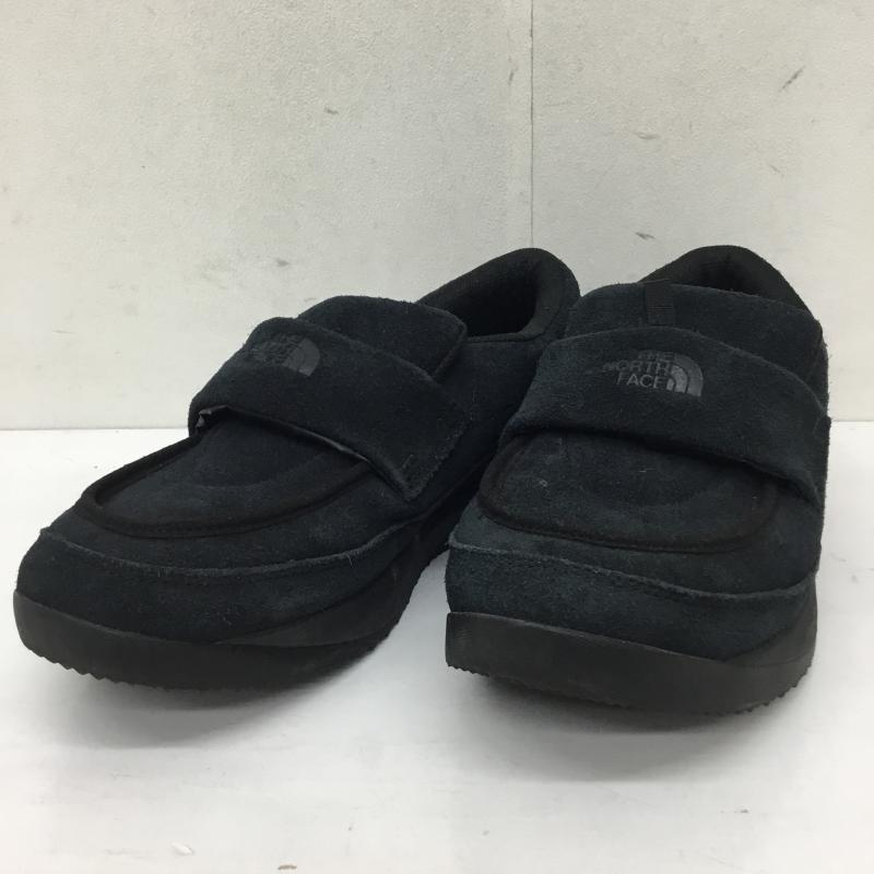 ザノースフェイス THE NORTH FACE ローファー ローファー THE NORTH FACE ローファー スエード スニーカー ローカット ブラック NF52576-KK 28.0cm ロゴ、文字 黒 / ブラック / black メンズ USED 古着 中古 10154907