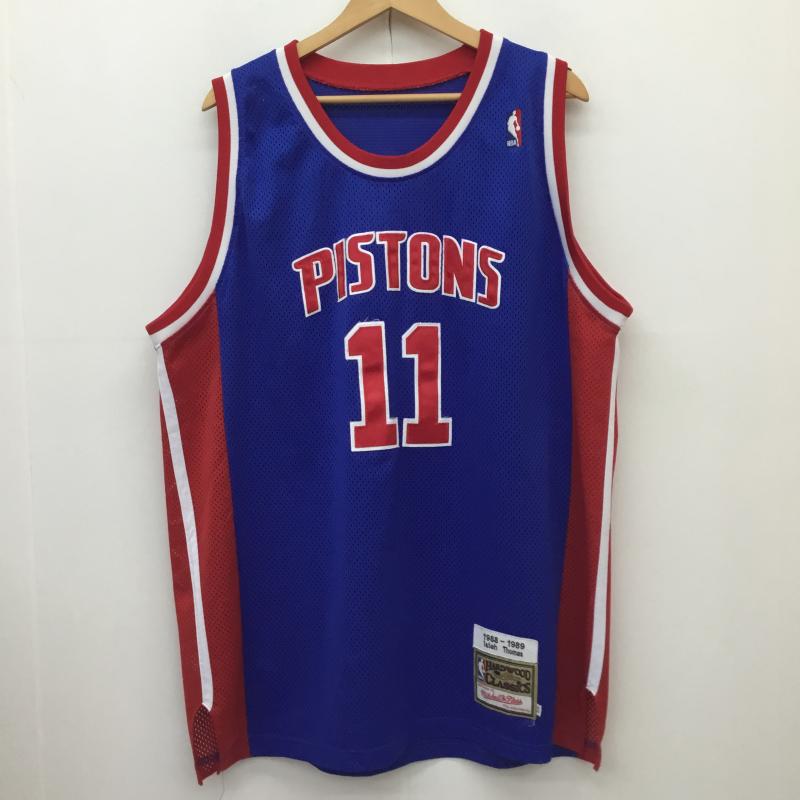 ミッチェルアンドネス Mitchell&Ness タンクトップ タンクトップ Mitchell&Ness NBA Swingman Jersey Isiah Thomas 11 XXL ロゴ、文字 青 / ブルー / blue メンズ USED 古着 中古 10154910