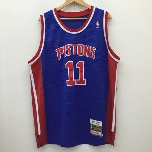 ミッチェルアンドネス Mitchell&Ness タンクトップ タンクトップ Mitchell&Ness NBA Swingman Jersey Isiah Thomas 11 XXL ロゴ、文字 青 / ブルー / blue メンズ USED 古着 中古 10154910