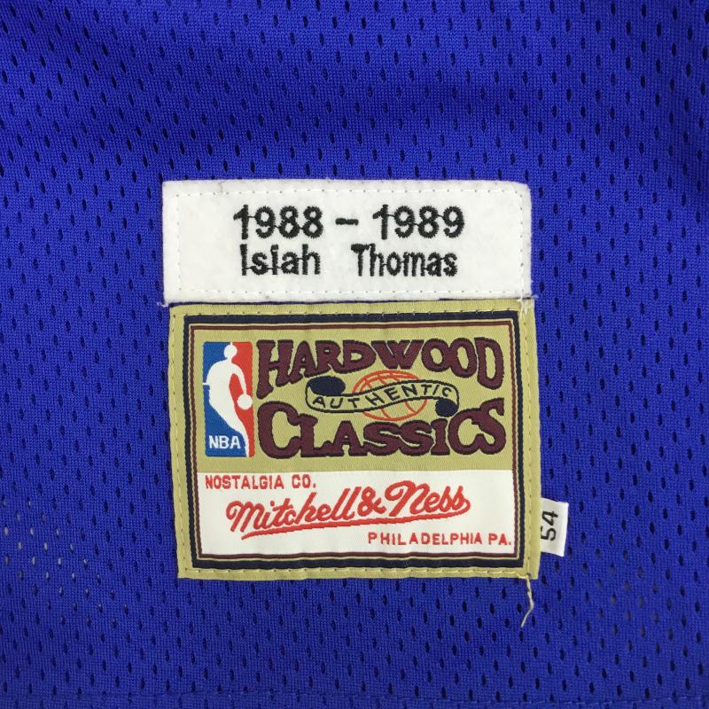 ミッチェルアンドネス Mitchell&Ness タンクトップ タンクトップ Mitchell&Ness NBA Swingman Jersey Isiah Thomas 11 XXL ロゴ、文字 青 / ブルー / blue メンズ USED 古着 中古 10154910