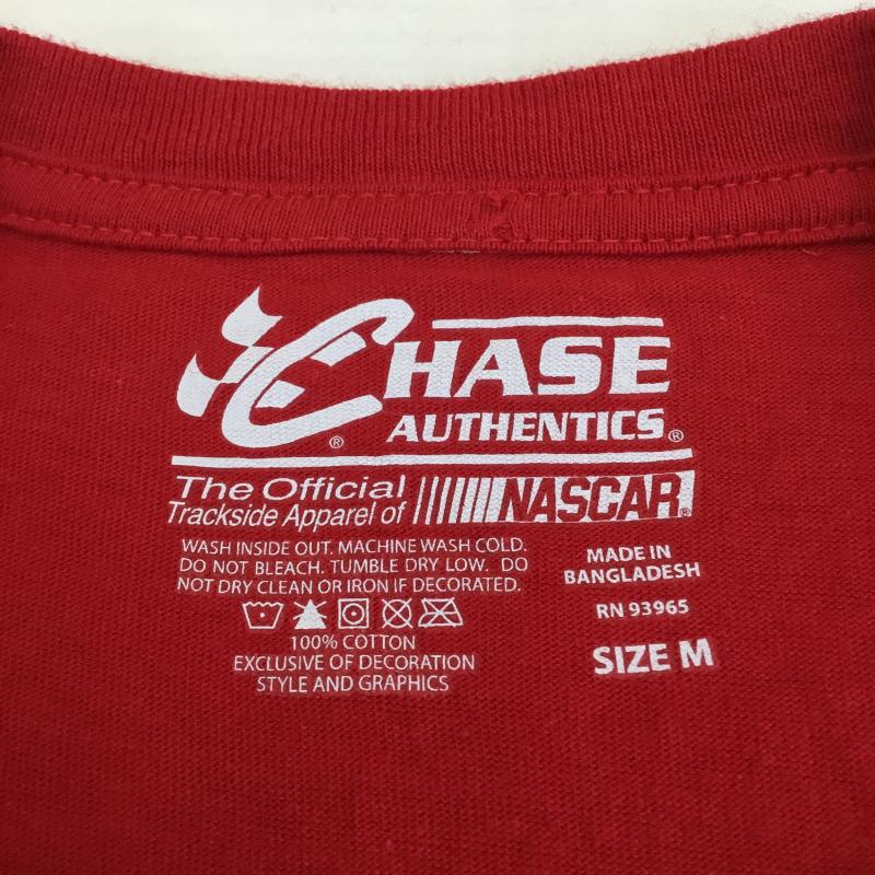 ユーズドクロージング used clothes Tシャツ 半袖 Ryan Newman NASCAR Racing Shirt Chase Authentics M プリント 赤 / レッド / red メンズ USED 古着 中古 10154911