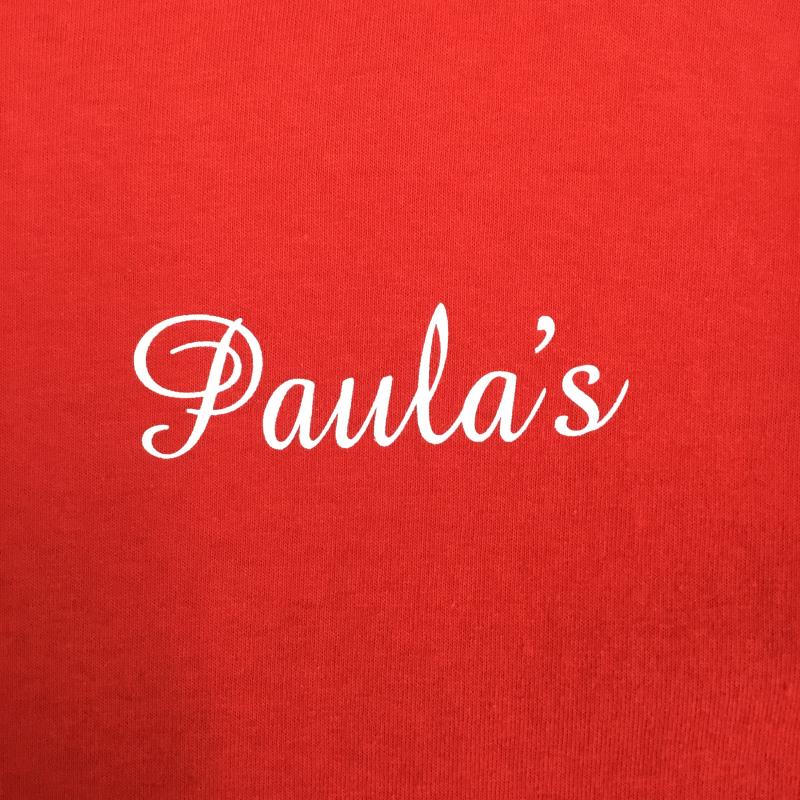ギルダン GILDAN Tシャツ 半袖 GILDAN Paula`s Mexican Restaurant ロゴ Tシャツ 赤 XL ロゴ、文字 赤 / レッド / red メンズ USED 古着 中古 10154912