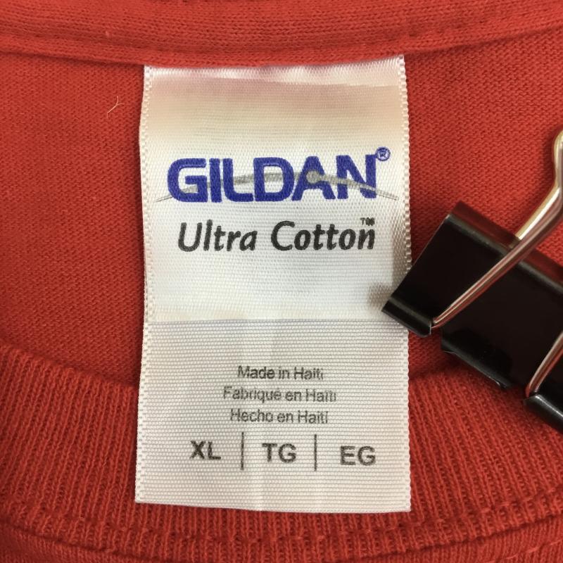 ギルダン GILDAN Tシャツ 半袖 GILDAN Paula`s Mexican Restaurant ロゴ Tシャツ 赤 XL ロゴ、文字 赤 / レッド / red メンズ USED 古着 中古 10154912