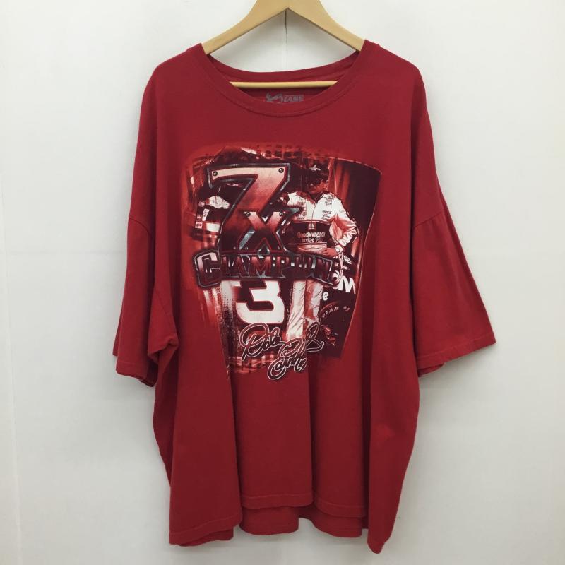 ユーズドクロージング used clothes Tシャツ 半袖 Chase Authentics Dale Earnhardt 7x チャンピオン NASCAR Racing Tシャツ 赤 4L プリント 赤 / レッド / red メンズ USED 古着 中古 10154913