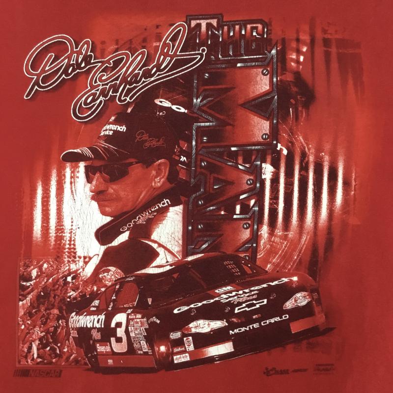 ユーズドクロージング used clothes Tシャツ 半袖 Chase Authentics Dale Earnhardt 7x チャンピオン NASCAR Racing Tシャツ 赤 4L プリント 赤 / レッド / red メンズ USED 古着 中古 10154913