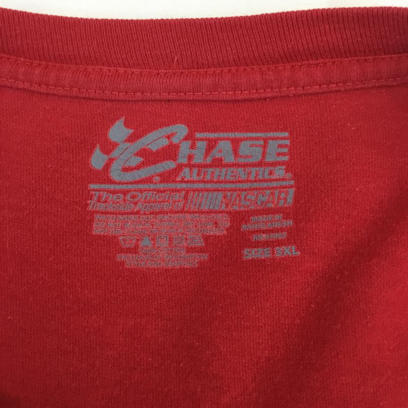 ユーズドクロージング used clothes Tシャツ 半袖 Chase Authentics Dale Earnhardt 7x チャンピオン NASCAR Racing Tシャツ 赤 4L プリント 赤 / レッド / red メンズ USED 古着 中古 10154913