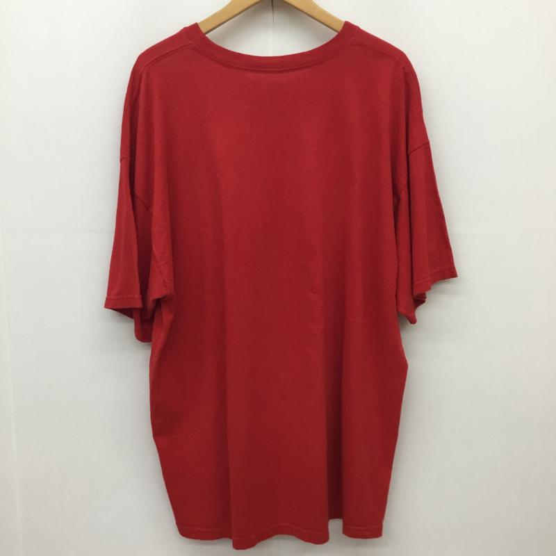 ユーズドクロージング used clothes Tシャツ 半袖 elf the movie ウィルフェレル Tシャツ 赤 4L プリント 赤 / レッド / red メンズ USED 古着 中古 10154915