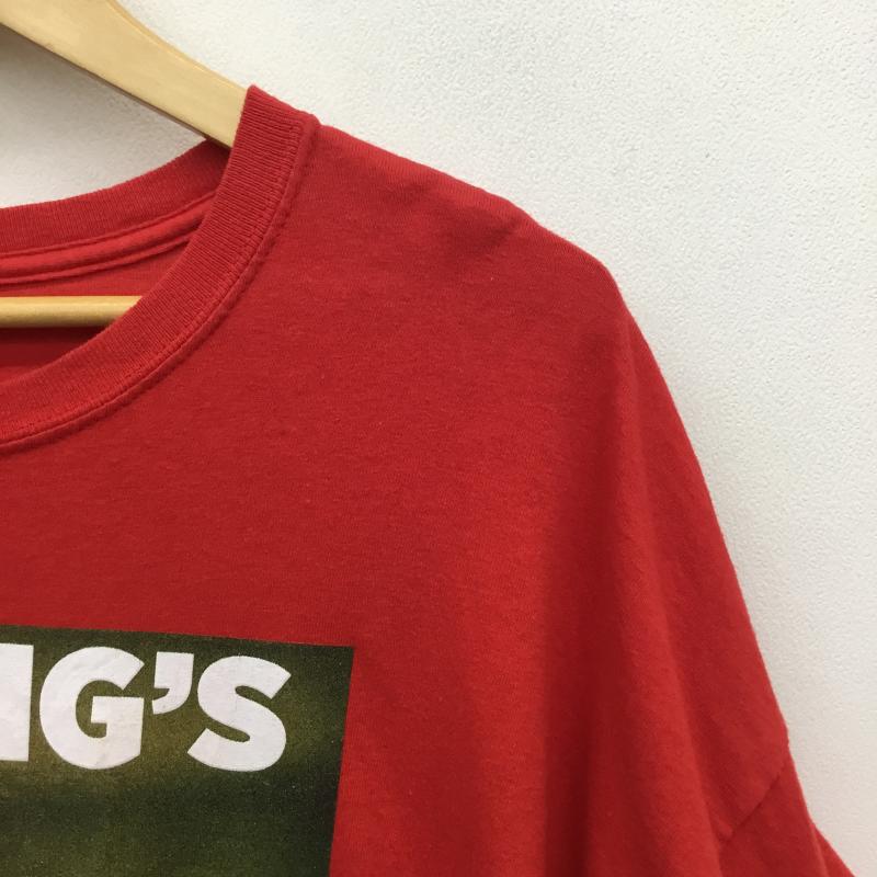 ギルダン GILDAN Tシャツ 半袖 elf サンタの国からやってきた ウィルフェレル Tシャツ 赤 XXL プリント 赤 / レッド / red メンズ USED 古着 中古 10154917