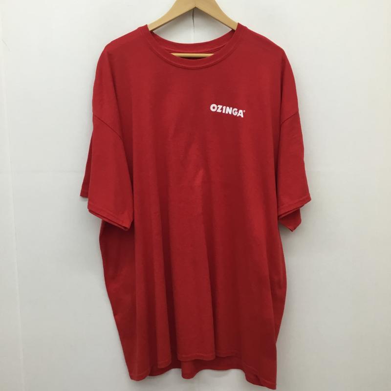 ギルダン GILDAN Tシャツ 半袖 GILDAN Dry Blend OZINGA Tシャツ 赤 XXL ワンポイント 赤 / レッド / red メンズ USED 古着 中古 10154918