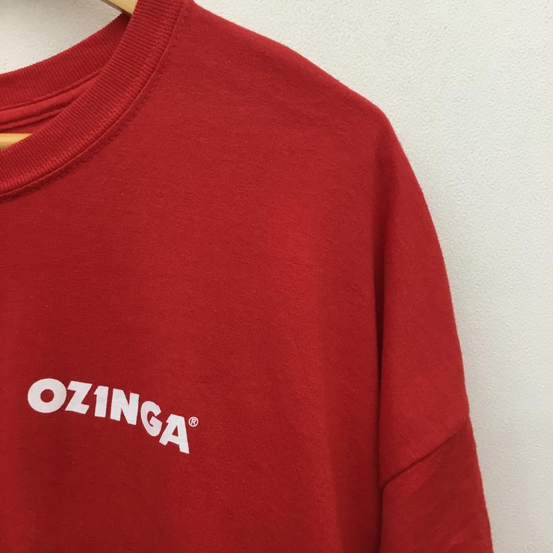 ギルダン GILDAN Tシャツ 半袖 GILDAN Dry Blend OZINGA Tシャツ 赤 XXL ワンポイント 赤 / レッド / red メンズ USED 古着 中古 10154918