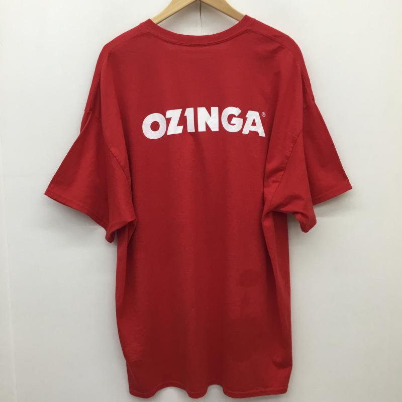 ギルダン GILDAN Tシャツ 半袖 GILDAN Dry Blend OZINGA Tシャツ 赤 XXL ワンポイント 赤 / レッド / red メンズ USED 古着 中古 10154918