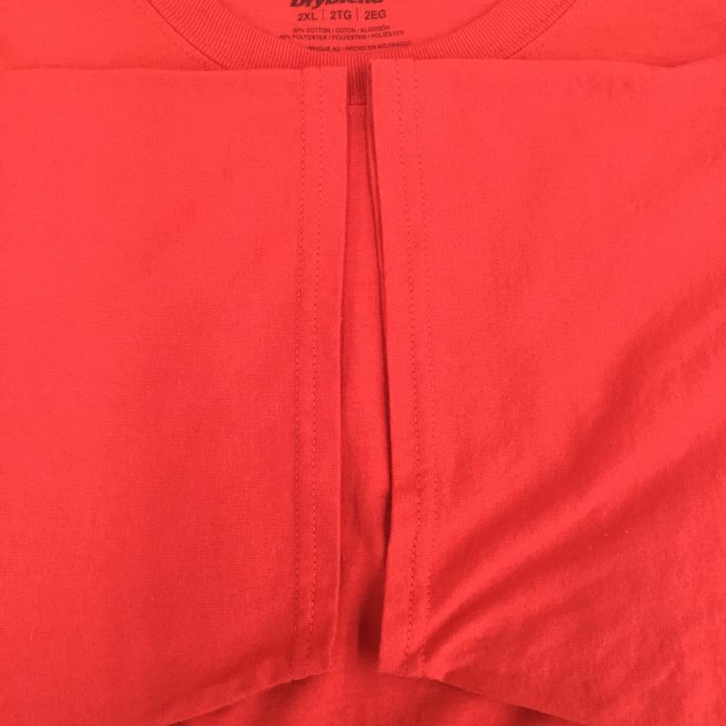 ギルダン GILDAN Tシャツ 半袖 GILDAN Dry Blend OZINGA Tシャツ 赤 XXL ワンポイント 赤 / レッド / red メンズ USED 古着 中古 10154918