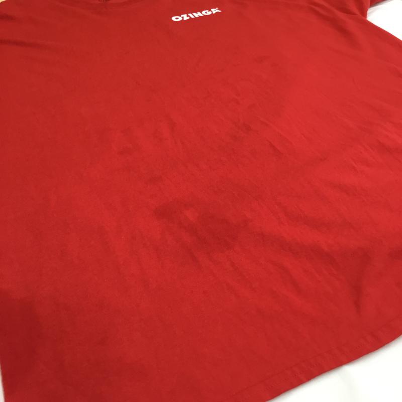 ギルダン GILDAN Tシャツ 半袖 GILDAN Dry Blend OZINGA Tシャツ 赤 XXL ワンポイント 赤 / レッド / red メンズ USED 古着 中古 10154918