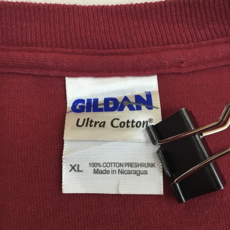 ギルダン GILDAN Tシャツ 半袖 GILDAN LEADERSHIP SCHOOL 2012 Tシャツ 赤 XL ロゴ、文字 赤 / レッド / red メンズ USED 古着 中古 10154921