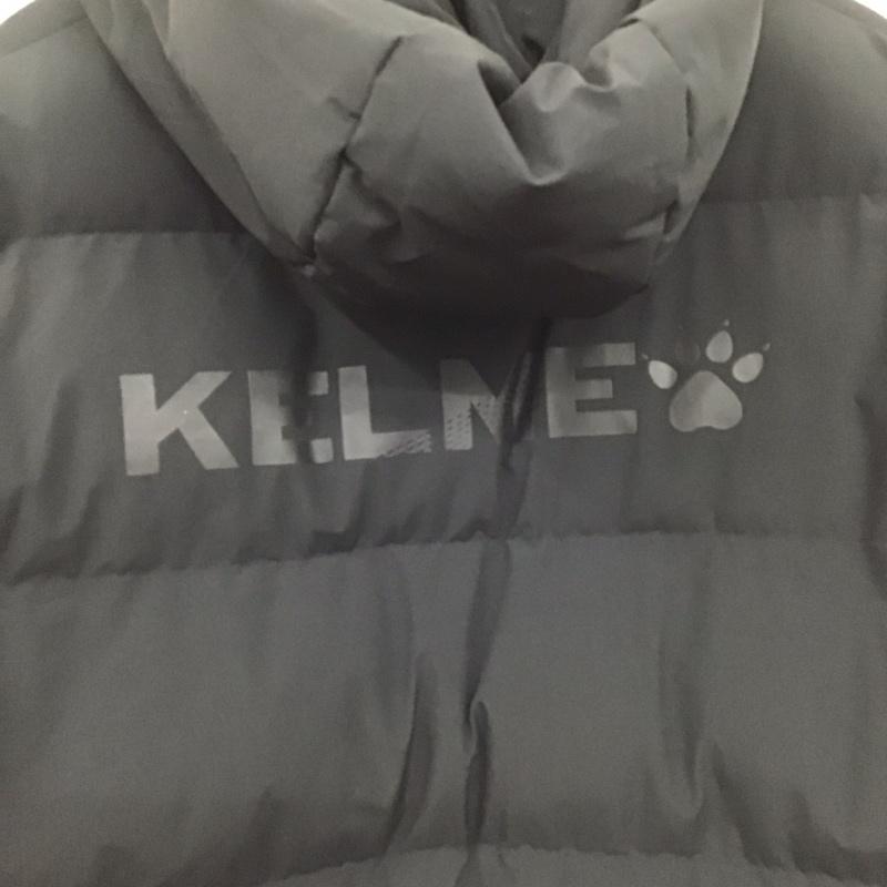 ケルメ KELME コート コート一般 フーデッド パデッドロングコート 中綿 KELME ロゴ、文字 黒 / ブラック / black メンズ USED 古着 中古 10154925
