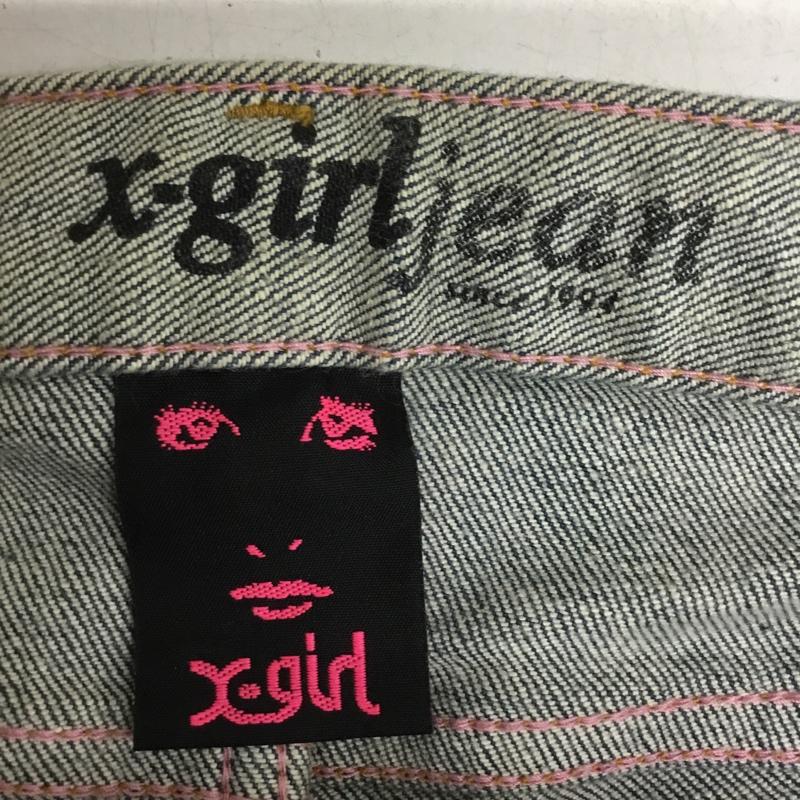 エックスガール X-girl パンツ デニム、ジーンズ 27インチ 無地 青 / ブルー / blue レディース USED 古着 中古 10154931
