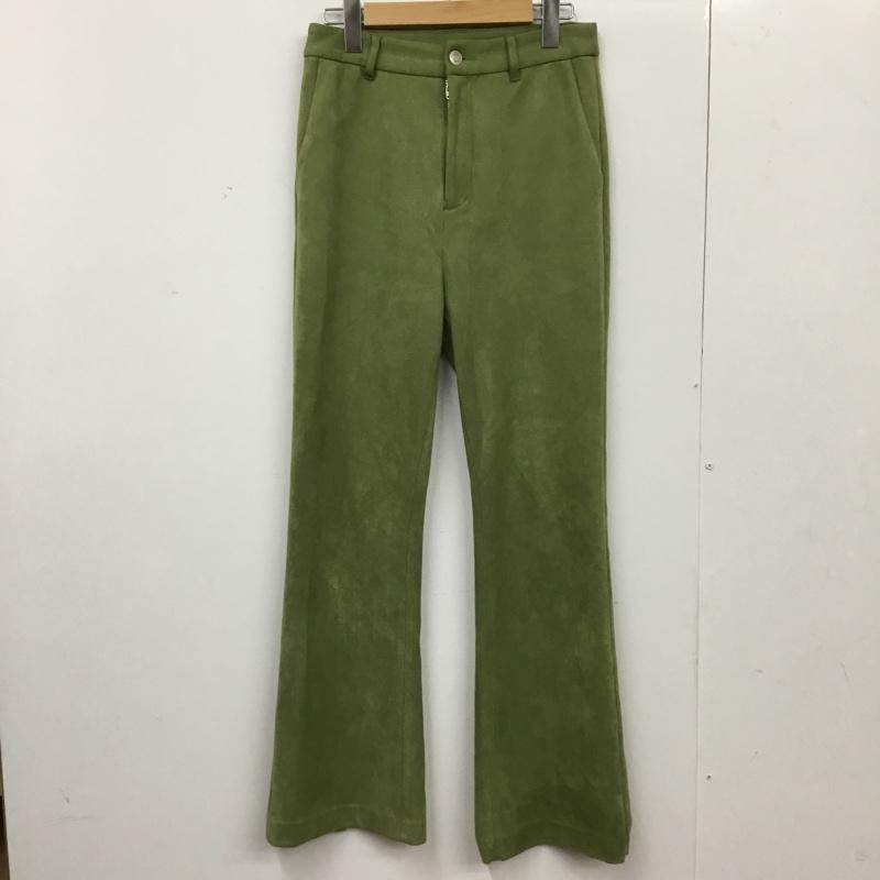 ジーナシス JEANASIS パンツ スラックス M 無地 緑 / グリーン / green レディース USED 古着 中古 10154933