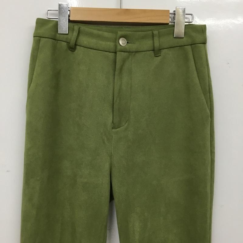 ジーナシス JEANASIS パンツ スラックス M 無地 緑 / グリーン / green レディース USED 古着 中古 10154933
