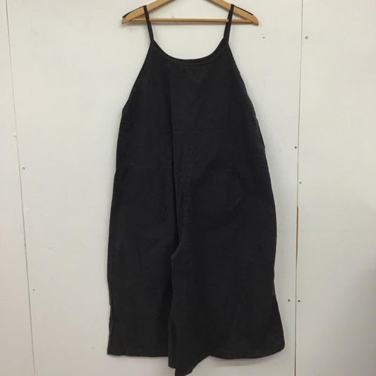 ナチュラルランドリー NATURALLAUNDRY サロペット・オーバーオール サロペット、オーバーオール 7183O-001 コットン 2 無地 黒 / ブラック / black レディース USED 古着 中古 10154934