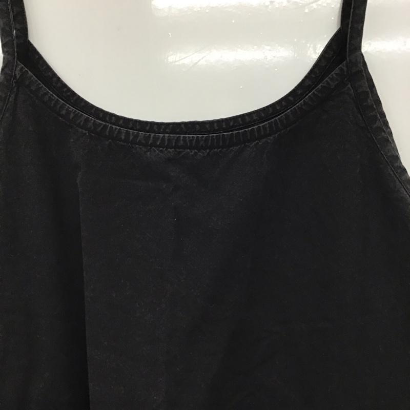 ナチュラルランドリー NATURALLAUNDRY サロペット・オーバーオール サロペット、オーバーオール 7183O-001 コットン 2 無地 黒 / ブラック / black レディース USED 古着 中古 10154934