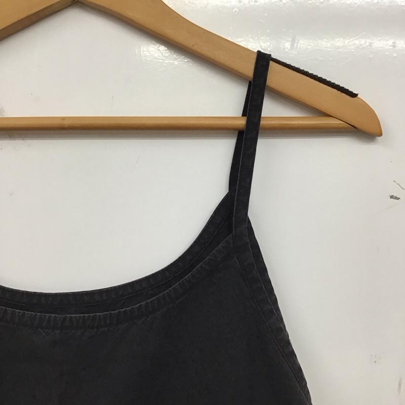 ナチュラルランドリー NATURALLAUNDRY サロペット・オーバーオール サロペット、オーバーオール 7183O-001 コットン 2 無地 黒 / ブラック / black レディース USED 古着 中古 10154934