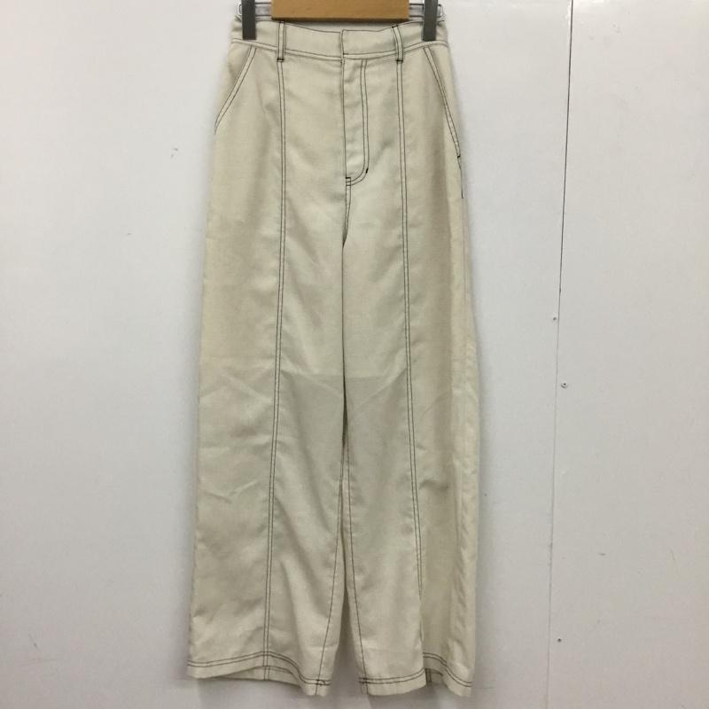 ページボーイ PAGEBOY パンツ スラックス PB250040AD FREE 無地 白 / ホワイト / white レディース USED 古着 中古 10154935