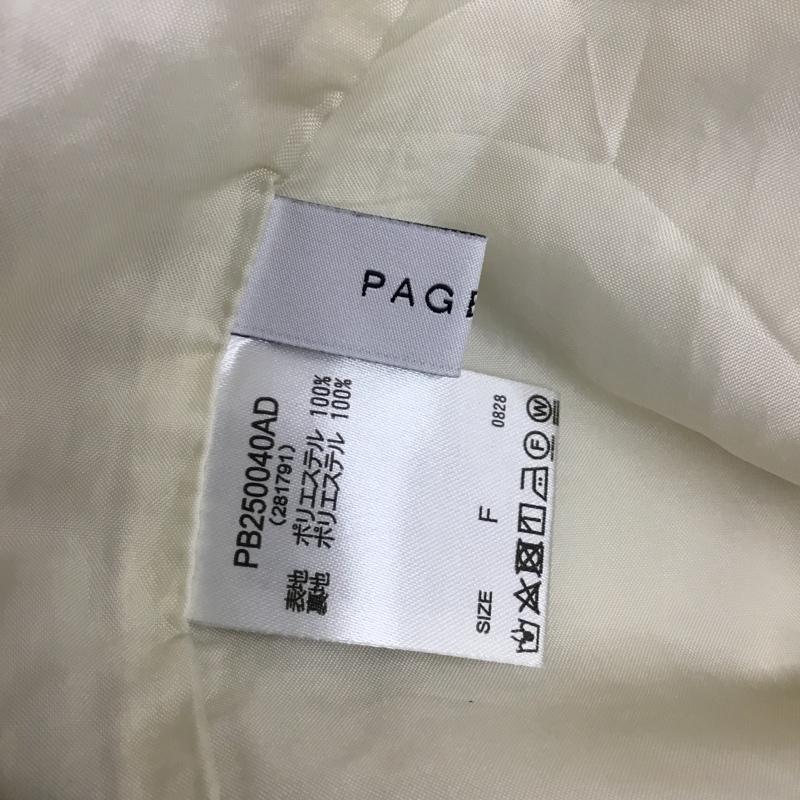 ページボーイ PAGEBOY パンツ スラックス PB250040AD FREE 無地 白 / ホワイト / white レディース USED 古着 中古 10154935