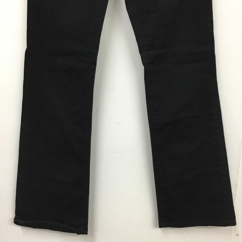 ポロジーンズカンパニー POLO JEANS COMPANY パンツ スラックス 0 無地 黒 / ブラック / black レディース USED 古着 中古 10154936