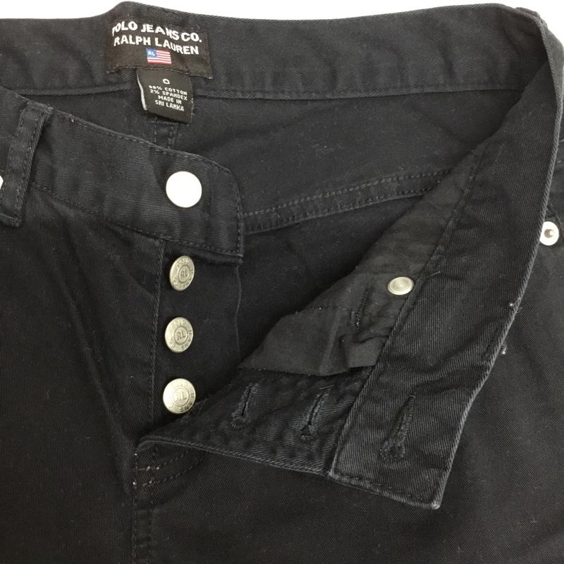 ポロジーンズカンパニー POLO JEANS COMPANY パンツ スラックス 0 無地 黒 / ブラック / black レディース USED 古着 中古 10154936