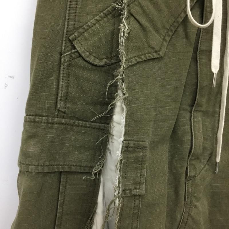 メゾンミハラヤスヒロ Maison MIHARA YASUHIRO スカート ロングスカート K13SK281 PANTS COMBINED SKIRT KHAKI 38 無地 マルチカラー / マルチカラー / multicolor レディース USED 古着 中古 10154937