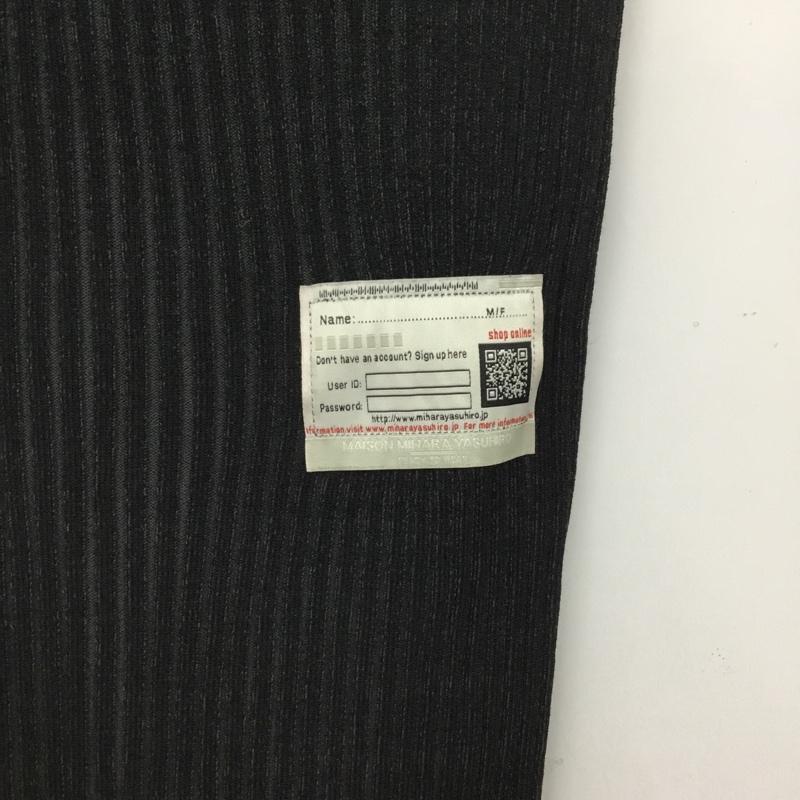 メゾンミハラヤスヒロ Maison MIHARA YASUHIRO スカート ロングスカート B13SK583 GONNA MIDI IN COSTINA ジップデザインリブスカート 38 無地 黒 / ブラック / black レディース USED 古着 中古 10154938