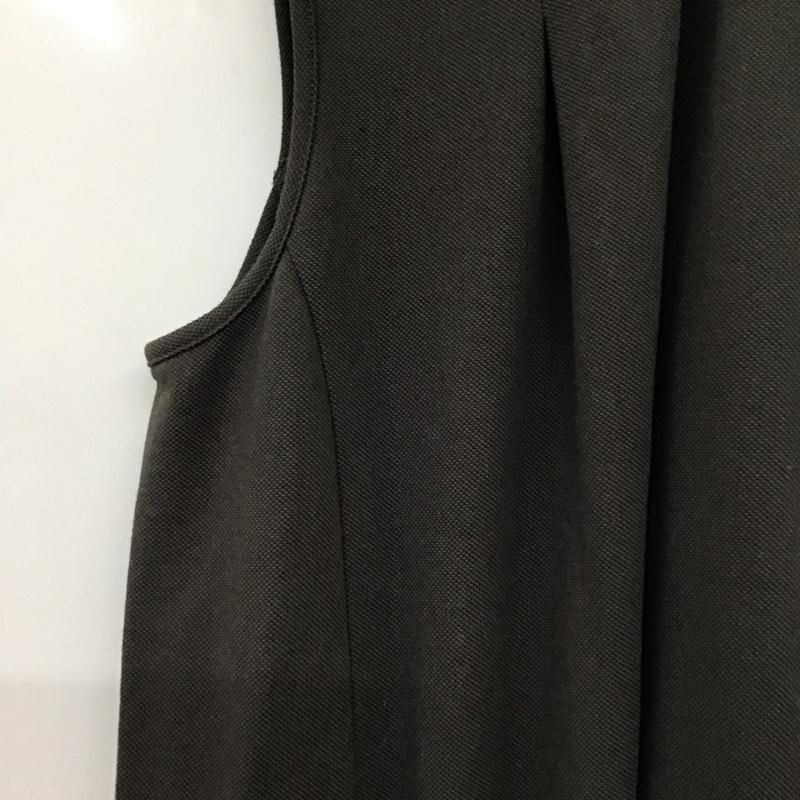 ニジュウサンク 23区 ワンピース ロングスカート ノースリーブ 38 無地 ダークブラウン / ダークブラウン / レディース USED 古着 中古 10154939