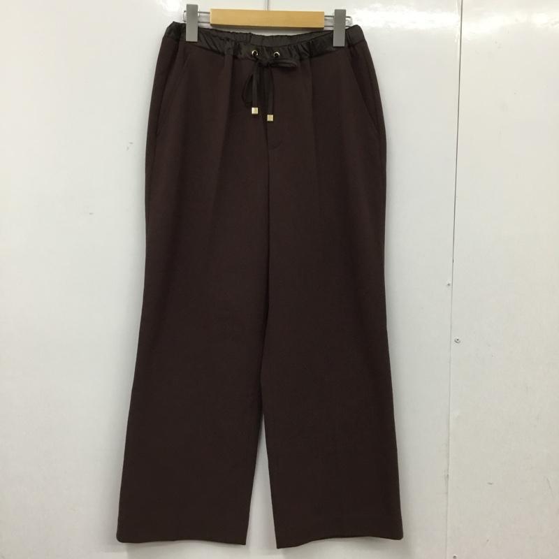 エルーラ Elura パンツ スラックス FREE 無地 茶 / ブラウン / brown レディース USED 古着 中古 10154940