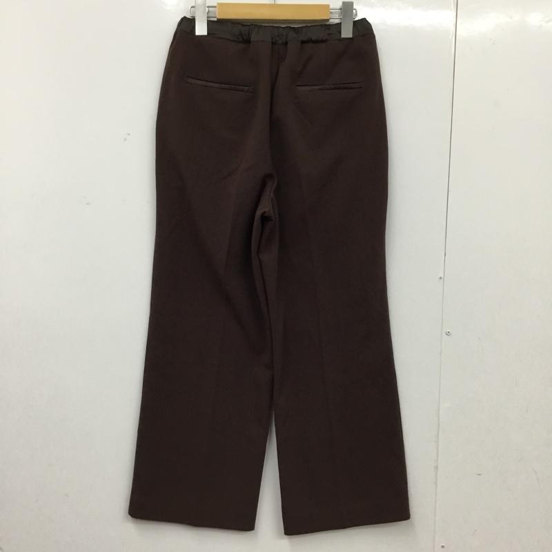 エルーラ Elura パンツ スラックス FREE 無地 茶 / ブラウン / brown レディース USED 古着 中古 10154940