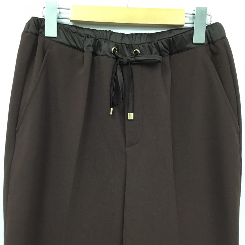 エルーラ Elura パンツ スラックス FREE 無地 茶 / ブラウン / brown レディース USED 古着 中古 10154940