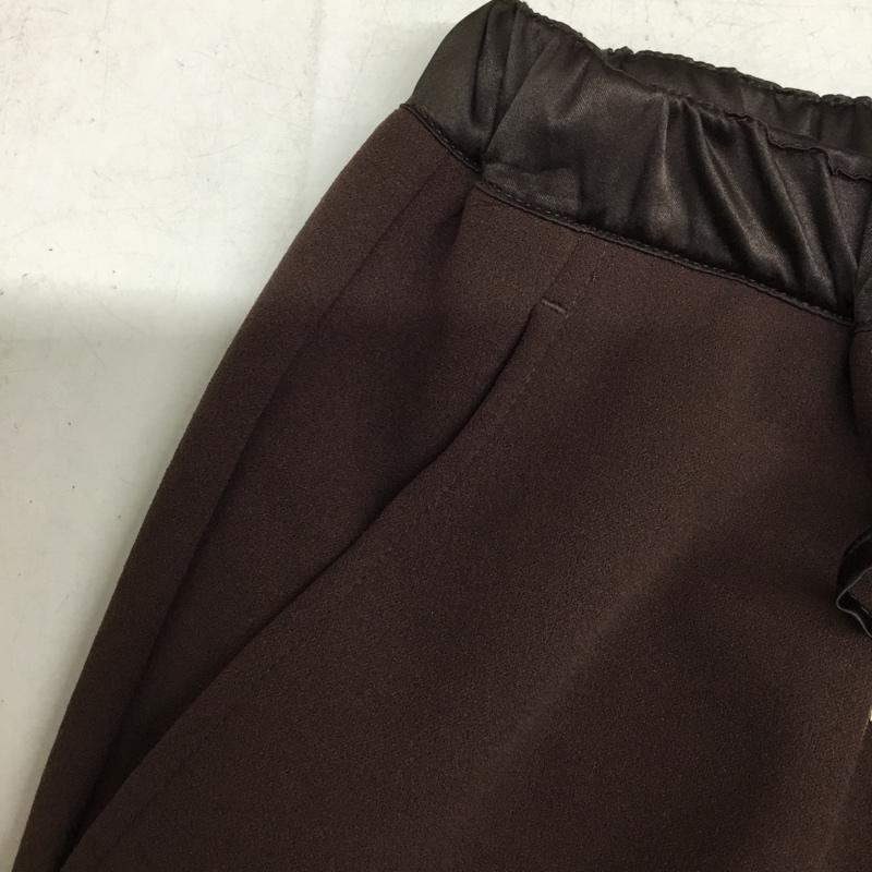 エルーラ Elura パンツ スラックス FREE 無地 茶 / ブラウン / brown レディース USED 古着 中古 10154940