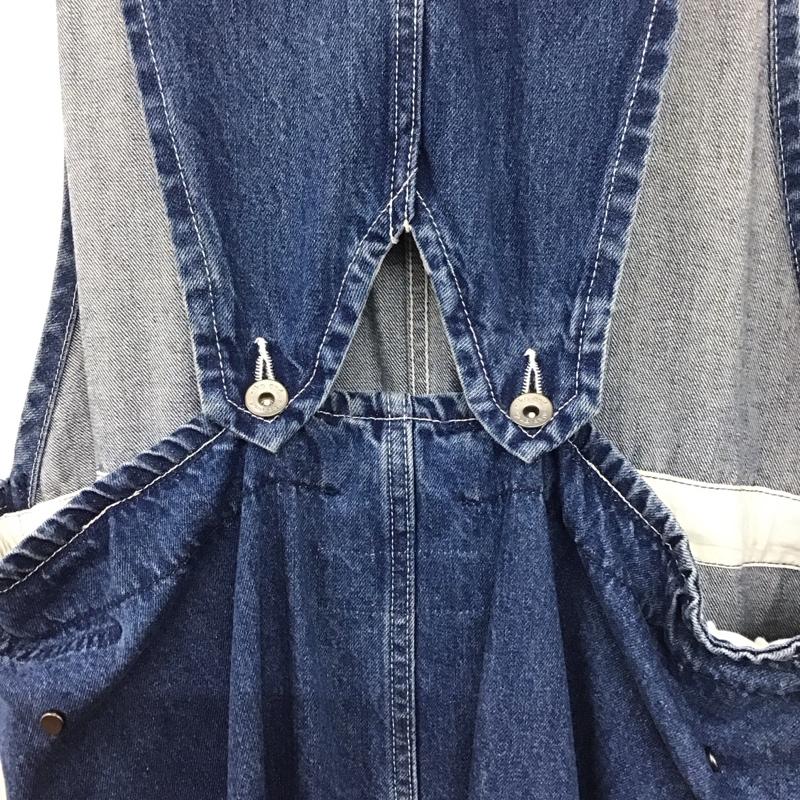 ニコアンド niko and... ワンピース ロングスカート NKJ42901GM デニムジャンパースカート L 無地 青 / ブルー / blue レディース USED 古着 中古 10154944