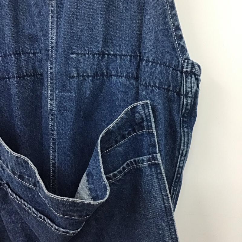 ニコアンド niko and... ワンピース ロングスカート NKJ42901GM デニムジャンパースカート L 無地 青 / ブルー / blue レディース USED 古着 中古 10154944