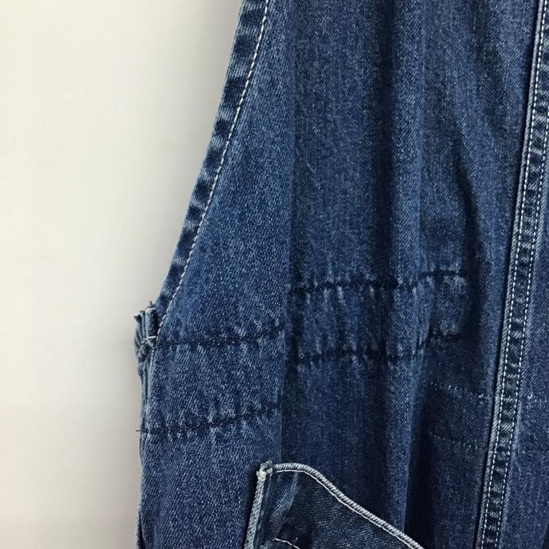 ニコアンド niko and... ワンピース ロングスカート NKJ42901GM デニムジャンパースカート L 無地 青 / ブルー / blue レディース USED 古着 中古 10154944