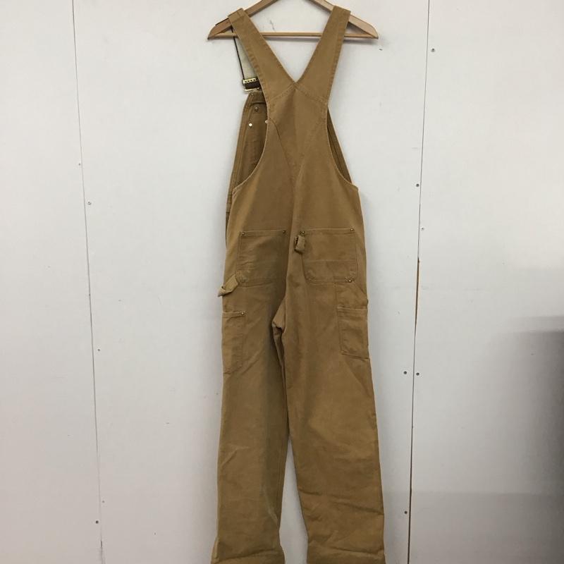 カーハート Carhartt サロペット・オーバーオール サロペット、オーバーオール 30×34 ロゴ、文字 茶 / ブラウン / brown メンズ USED 古着 中古 10154947