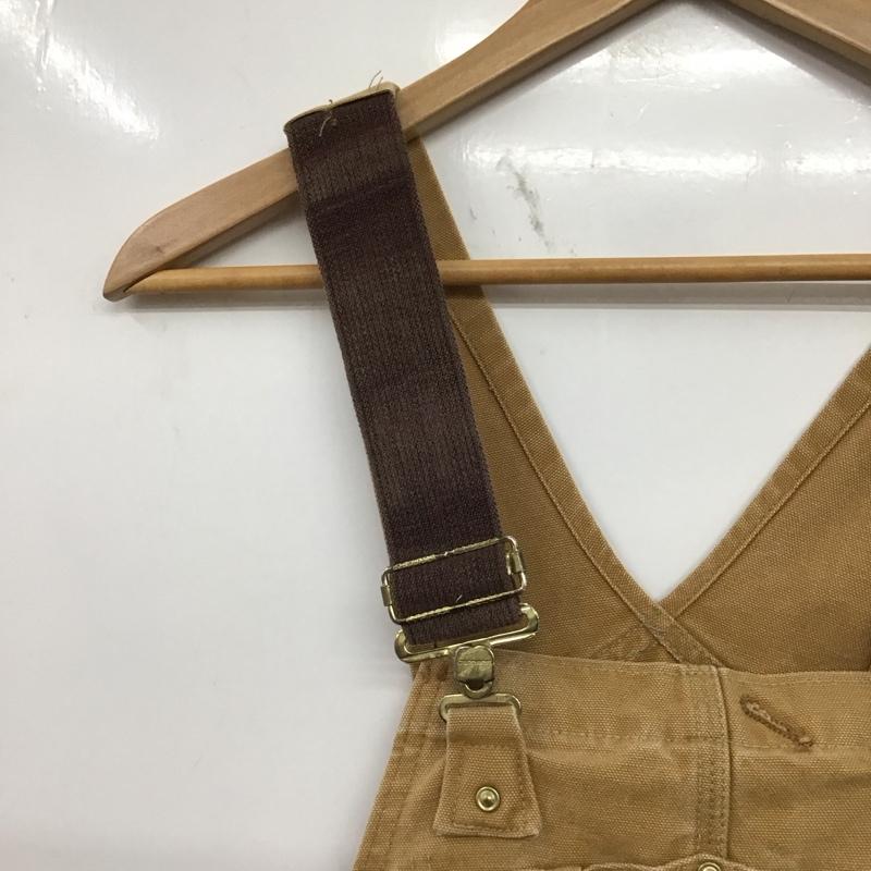 カーハート Carhartt サロペット・オーバーオール サロペット、オーバーオール 30×34 ロゴ、文字 茶 / ブラウン / brown メンズ USED 古着 中古 10154947
