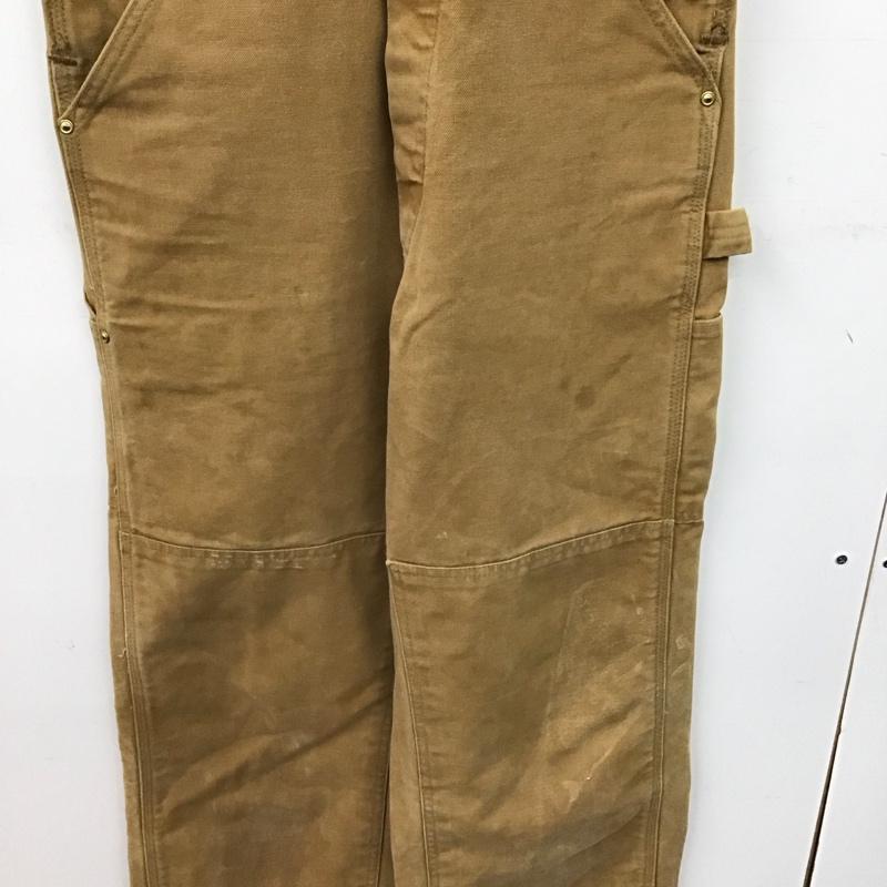 カーハート Carhartt サロペット・オーバーオール サロペット、オーバーオール 30×34 ロゴ、文字 茶 / ブラウン / brown メンズ USED 古着 中古 10154947