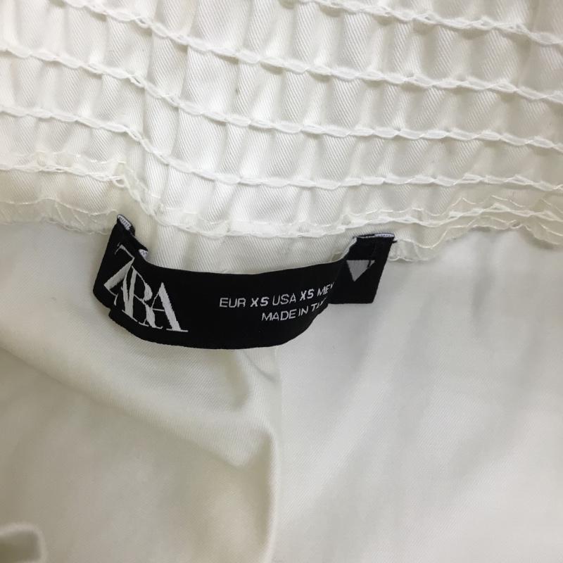 ザラ ZARA パンツ ワークパンツ、ペインターパンツ XS 無地 オフホワイト / オフホワイト / レディース USED 古着 中古 10154948