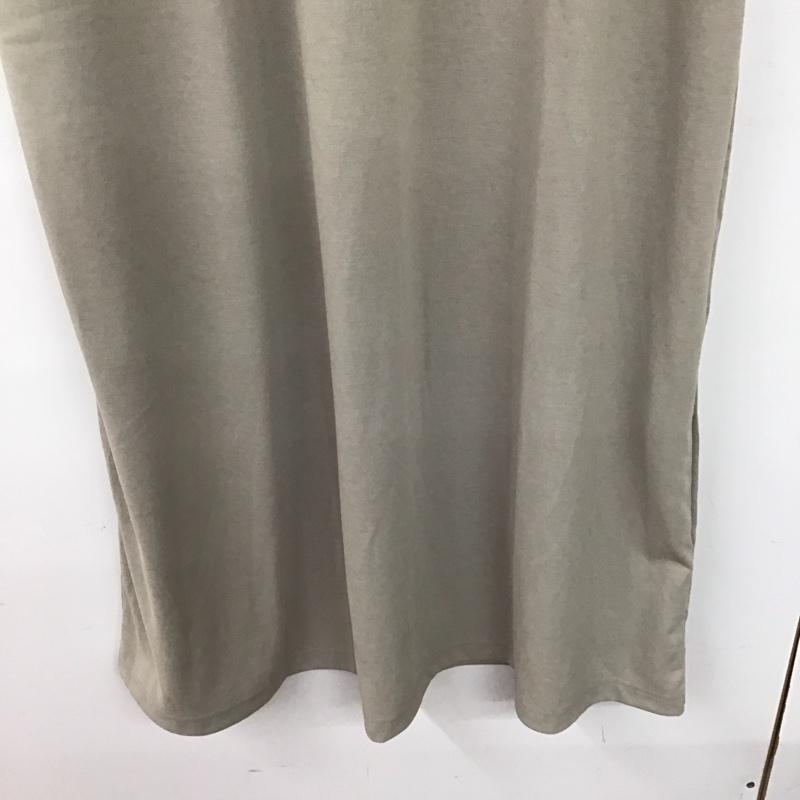 フリークスストア FREAK S STORE ワンピース ロングスカート 252-3204 AIRDRY HIGHCOOL ヘンリーネックワンピース タグ付き FREE 無地 ベージュ / ベージュ / beige レディース USED 古着 中古 10154949
