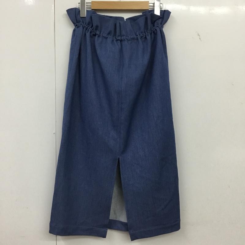 アーバンリサーチ URBAN RESEARCH スカート ロングスカート WH95-25M007 デニム素材のロングスカート FREE 無地 青 / ブルー / blue レディース USED 古着 中古 10154950