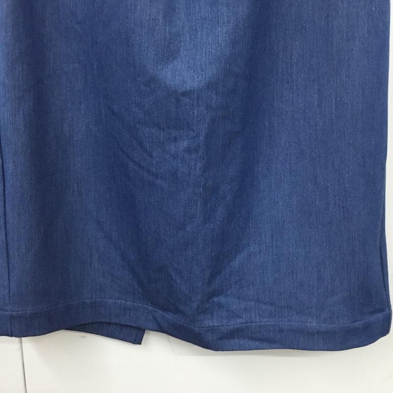 アーバンリサーチ URBAN RESEARCH スカート ロングスカート WH95-25M007 デニム素材のロングスカート FREE 無地 青 / ブルー / blue レディース USED 古着 中古 10154950