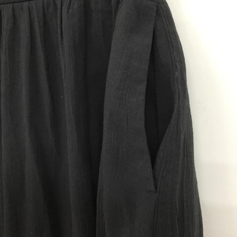 ニコアンド niko and... スカート ロングスカート L 無地 黒 / ブラック / black レディース USED 古着 中古 10154951
