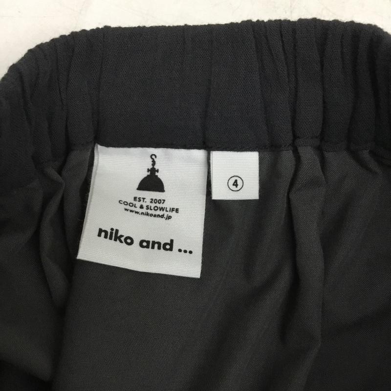 ニコアンド niko and... スカート ロングスカート L 無地 黒 / ブラック / black レディース USED 古着 中古 10154951