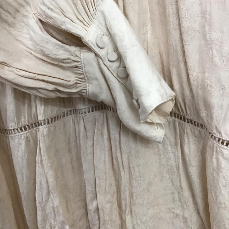 ジーナシス JEANASIS ワンピース ひざ丈スカート JS071302MW ティアードフレアチュニック 長袖 FREE 総柄 桃 / ピンク / pink レディース USED 古着 中古 10154952